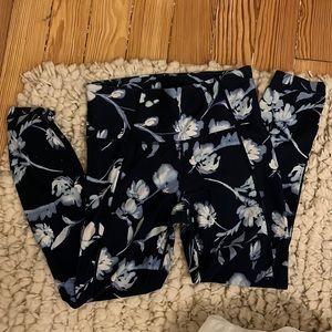 Floral Athleta Leggings